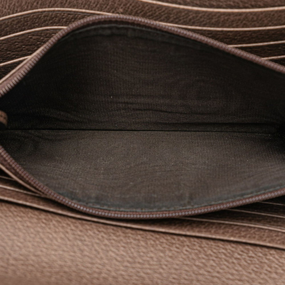Gucci GG Supreme Ophidia Continental Wallet Long 523153 Beige Brown PVC Leath... - Picture 7 of 9